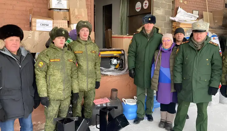 Красноярские курсанты помогают бойцам СВО