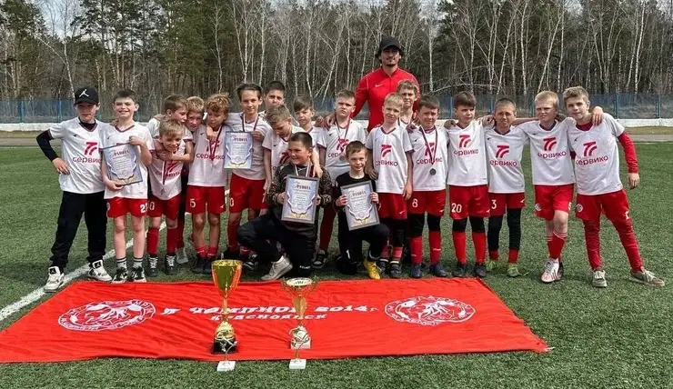 Юные красноярские футболисты заняли второе место на «Кубке открытия»