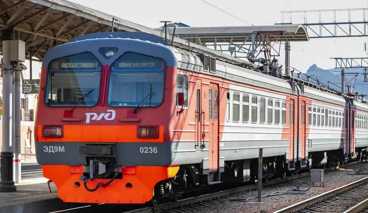 В Красноярске на выходные изменят расписание пригородных поездов
