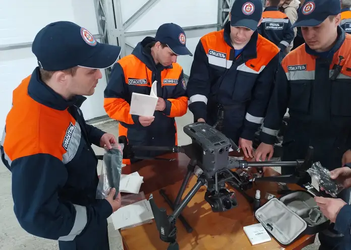 Спасатели Красноярского края получили первый беспилотник