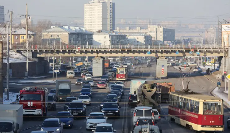 В Красноярске ко Дню Победы изменятся схемы движения транспорта