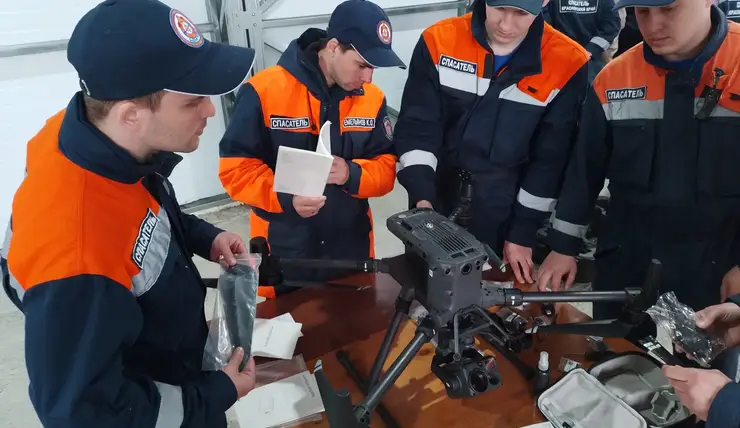 Спасатели Красноярского края получили первый беспилотник