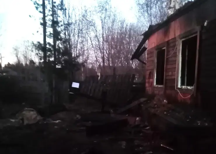 В пожаре погибла 83-летняя жительница Красноярского края