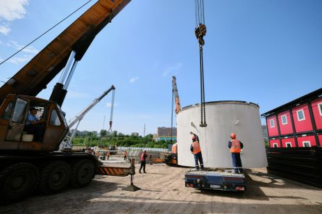 Для строительства тоннеля метро в Красноярск доставили новый щит