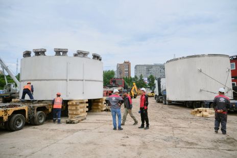 Для строительства метро Красноярска привезли ещё один щит