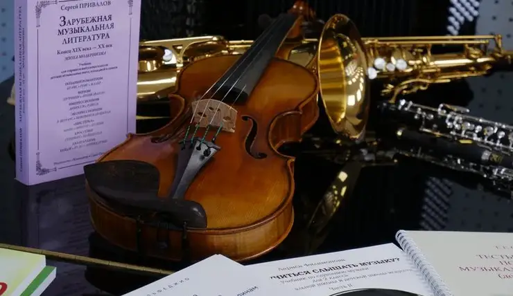 В красноярскую детскую музыкальную школу № 12  поступили новые музыкальные инструменты