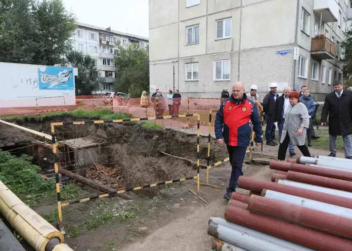 Власти Красноярска намерены до конца 2024 года завершить ремонт коллектора в Зелёной Роще