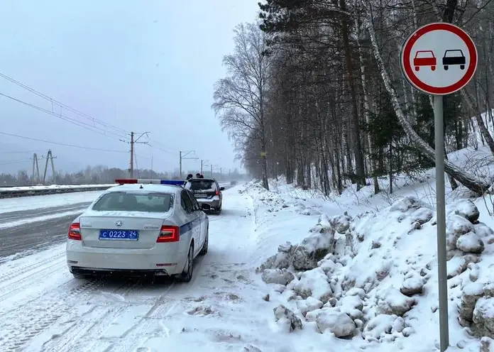 На дивногорскую трассу вышли «скрытые патрули» ГИБДД