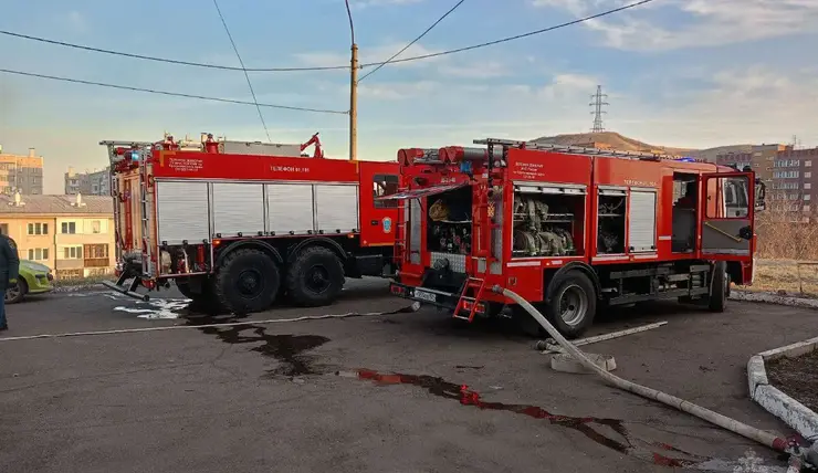 В Красноярске двое мужчин погибли при пожаре