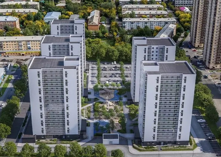 В Красноярске на Спандаряна построят «Белый квартал» из пяти высоток