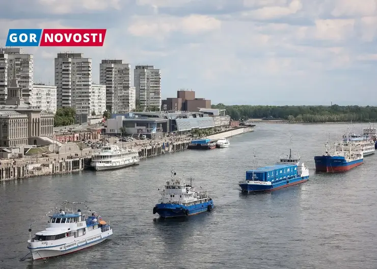 В Красноярске 5 июля пройдет парад судов в честь Дня работников речного флота