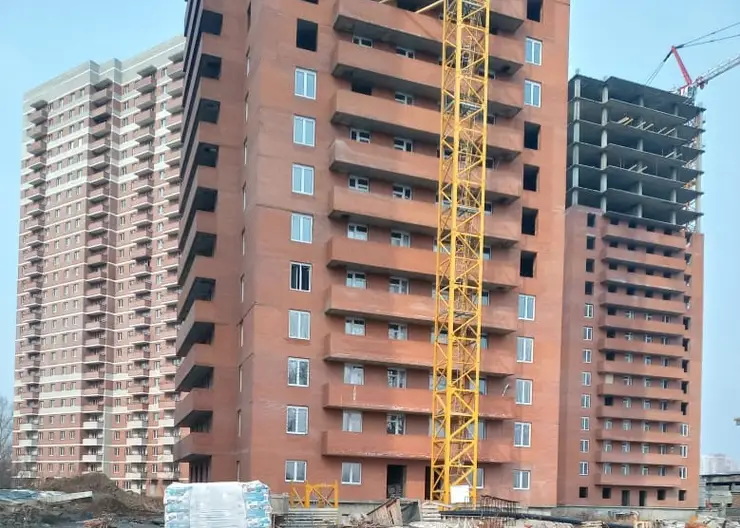 В Красноярске ищут подрядчика для достройки дома на улице 1-й Хабаровской