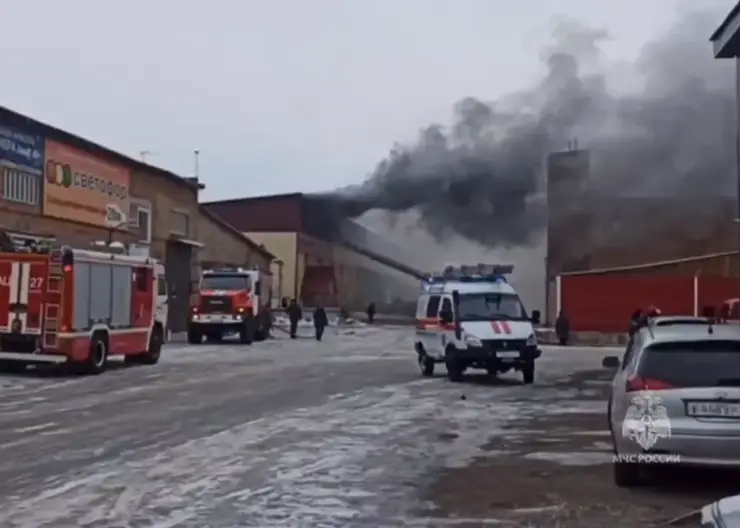В Красноярском крае ликвидировали пожар на площади 4 800 кв. метров