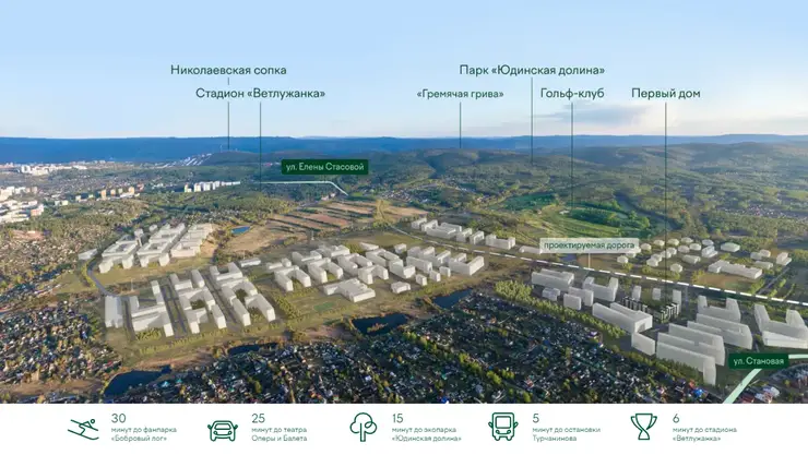 Проект нового ЖК в Октябрьском районе Красноярска согласовали