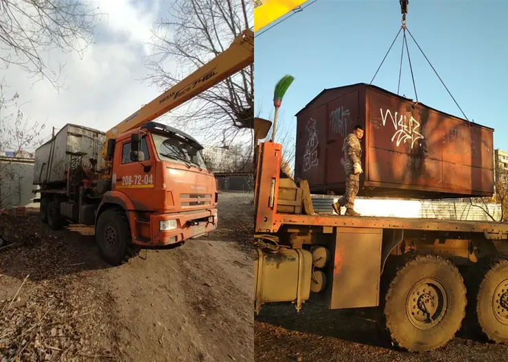 Более 200 незаконных гаражей демонтировали в Свердловском районе за год