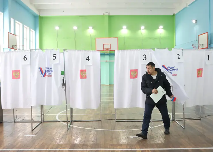 Явка избирателей на выборах президента в Красноярском крае составила 71,27 %