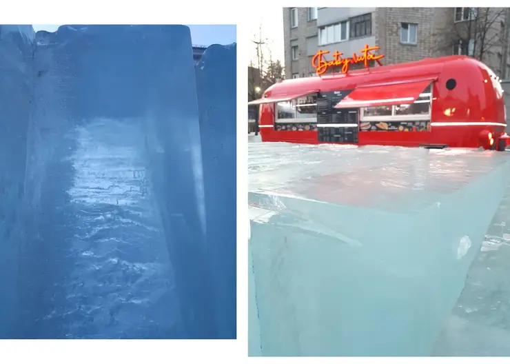 В Красноярске 17 декабря появится картинная галерея изо льда на Стрелке