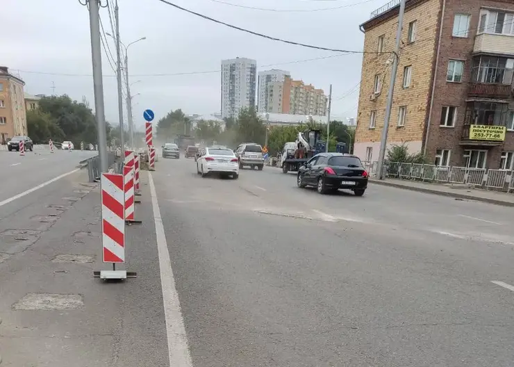 В Красноярске на Мичуринском путепроводе открыли движение для автомобилей