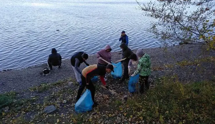 Первая осенняя санитарная пятница в Свердловском районе пройдет на набережной Енисея