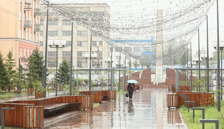 Предстоящая рабочая неделя будет дождливой в Красноярске