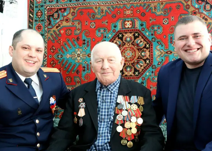 Ветеран Великой Отечественной войны из Красноярского края отметил 100-летний юбилей