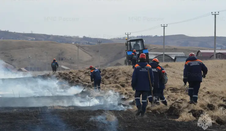 Под Красноярском прошли противопожарные учения