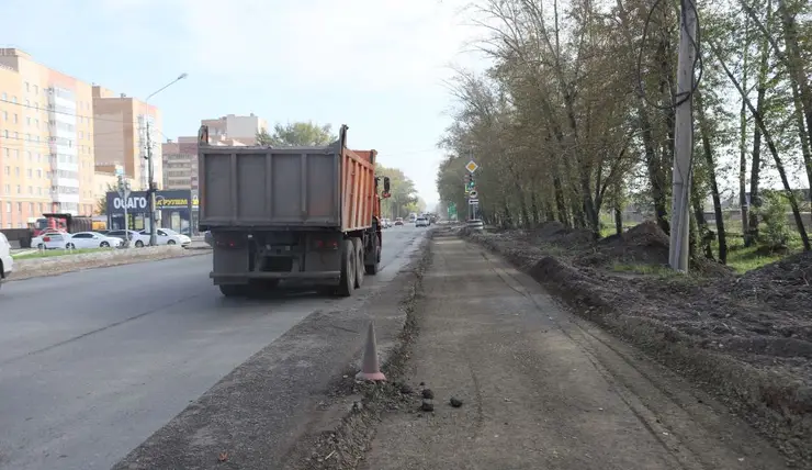 Улицу Волжскую в Красноярске планируют отремонтировать в октябре