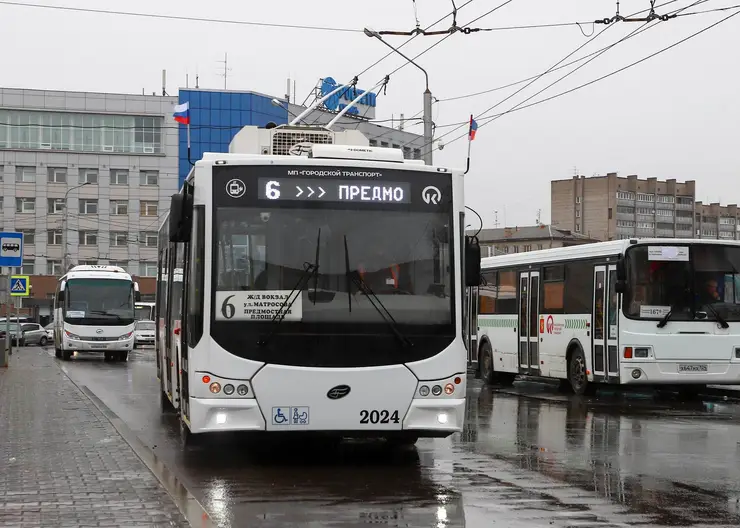 В Красноярске с 4 сентября троллейбусы маршрута № 6 продлят до Пашенного