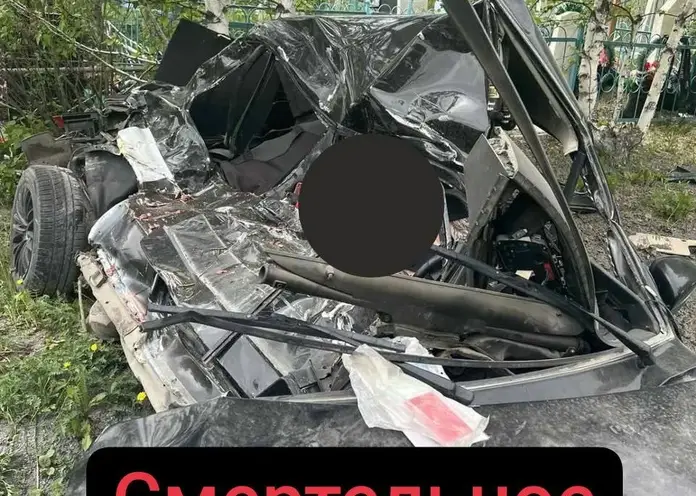 В Ачинске около кладбища по вине водителя без прав произошло смертельное ДТП