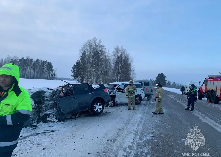 В ДТП на трассе Красноярск – Енисейск погибли два человека