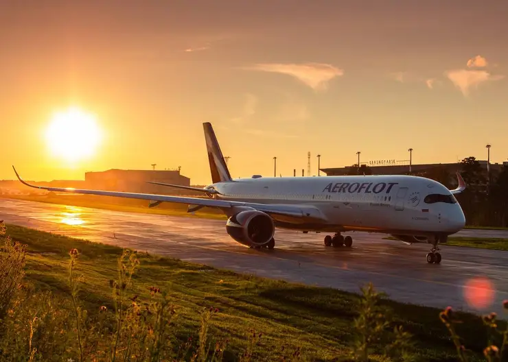 Из Красноярска в Москву с 3 июня вновь будет летать Airbus A350-900