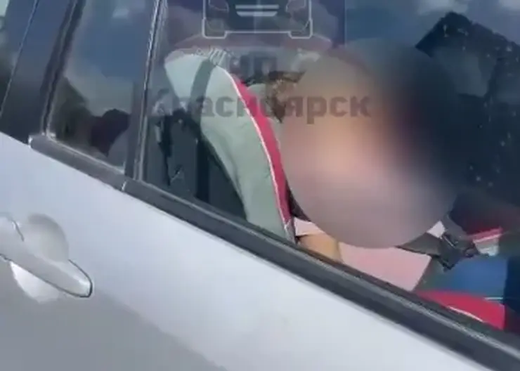 В Красноярске на парковке «Гремячей гривы» женщина бросила дочь в закрытой машине на солнце