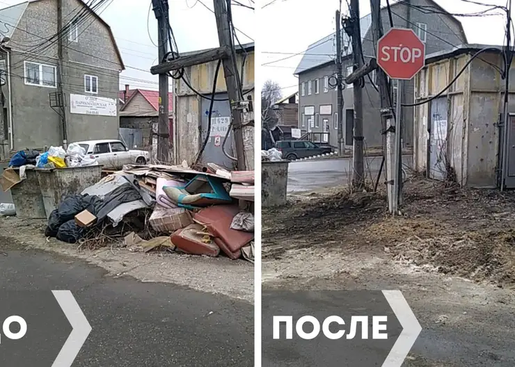В Красноярске 14 КамАЗов мусора вывезли из частного сектора Покровки