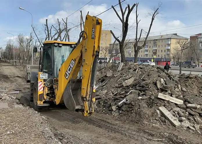 В Красноярске на Красрабе приступили к благоустройству променада