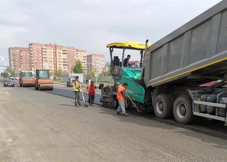 В Красноярске на этой неделе отремонтируют еще 9 участков дорог