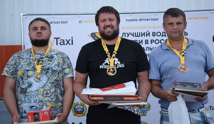 Андрей Наконечный стал лучшим таксистом в Красноярском крае