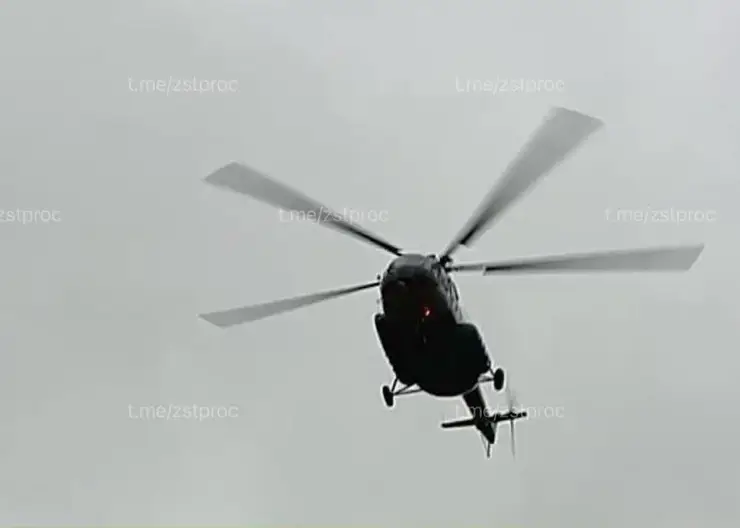 В Красноярском крае вертолёт совершил незапланированную посадку