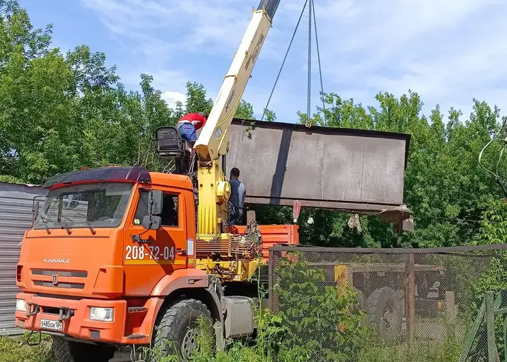 В Центральном районе Красноярска добровольно демонтировали 70% временных объектов  ​
