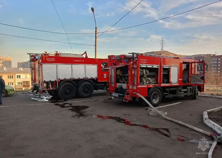 В Красноярске двое мужчин погибли при пожаре