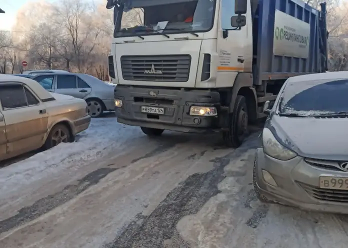 За новогодние праздники в Красноярске вывезли рекордное количество мусора