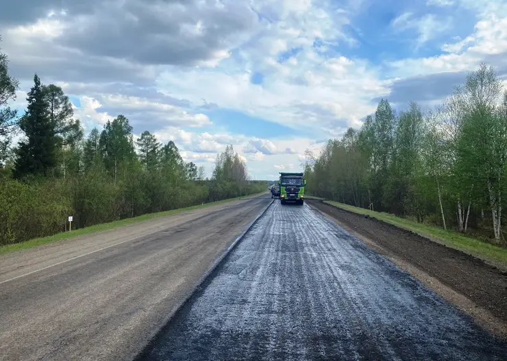 Краевые дорожники приступили к ремонту трассы Красноярск – Енисейск