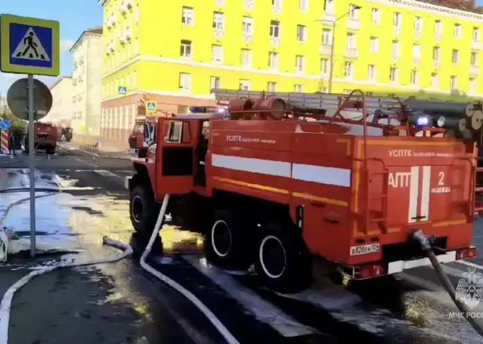 В центре Норильска произошел подземный пожар