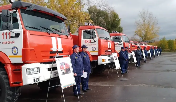 В Красноярский край для пожарных и спасателей поступило новое оборудование