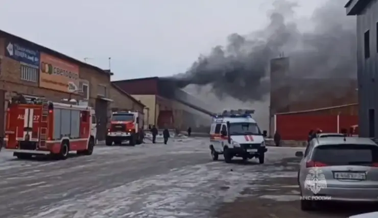 В Красноярском крае ликвидировали пожар на площади 4 800 кв. метров