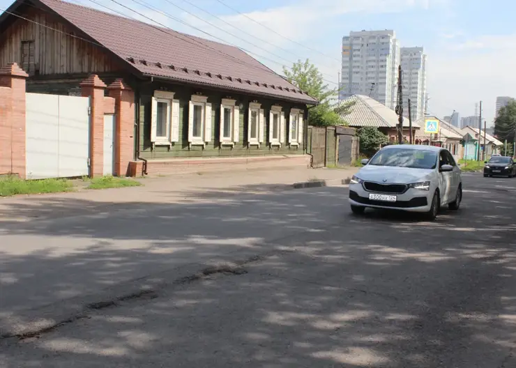 В Красноярске начался ремонт на улицах Джамбульской, Березина и Чернышевского