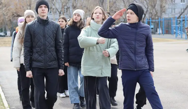 В Красноярске ученики школы № 45 проведут реконструкцию Парада Победы 1945 года