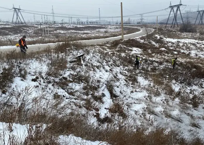 Противопожарную обработку провели ещё на 14 крупных участках городской территории