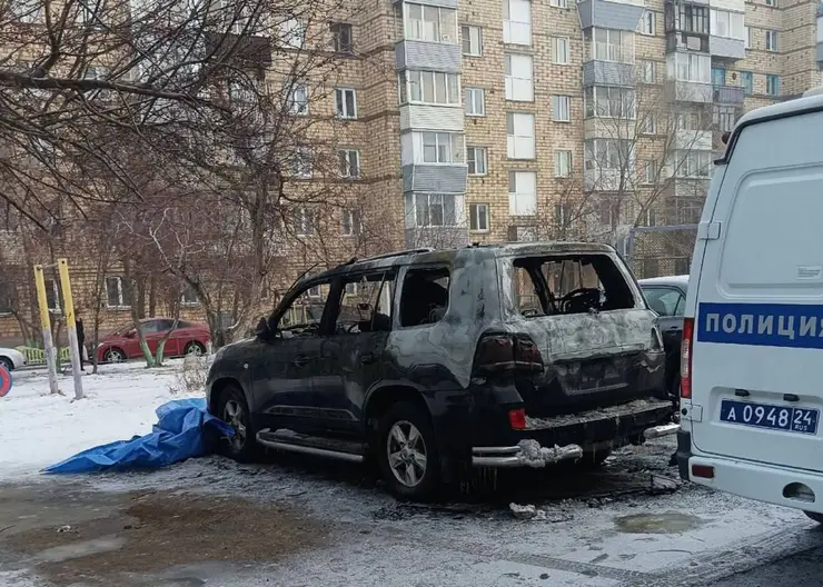 В Красноярске 21-летнего парня осудят за поджог машины из-за ревности
