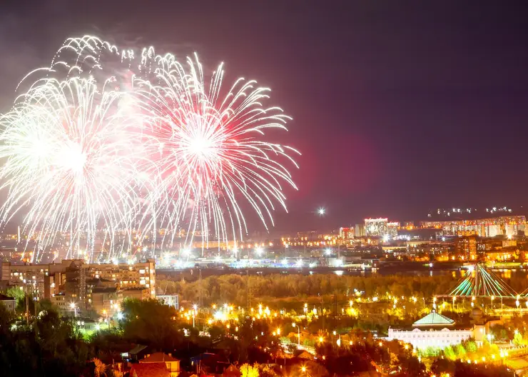 1 мая в Красноярске запустят праздничный фейерверк