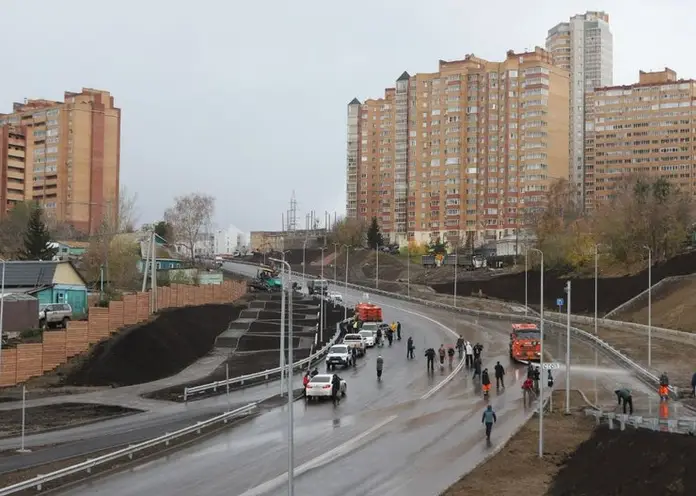 В Красноярске 4 ноября откроют движение по развязке на Николаевском проспекте